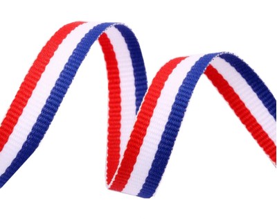 FJ  三色織帶  平紋織帶  獎牌織帶   三色織帶 側面照